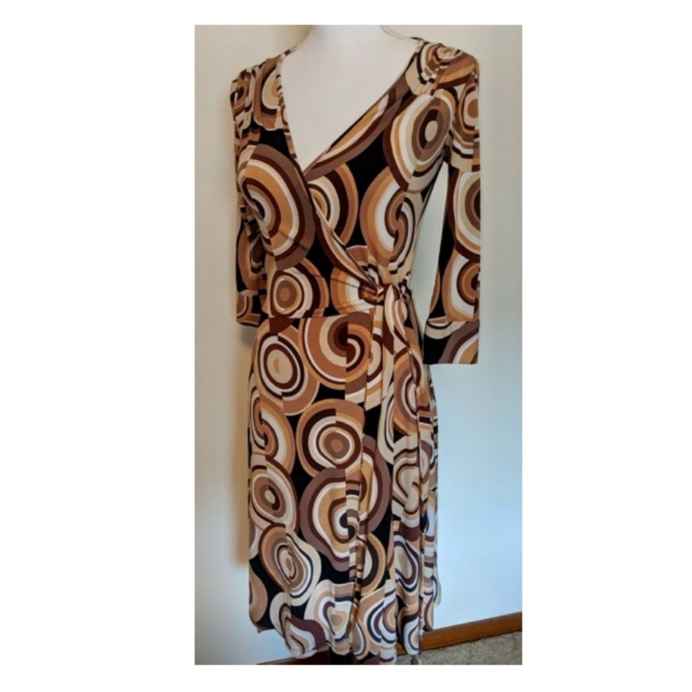 NEW BISOU BISOU WRAP DRESS NEW WITH TAG SIZE 10